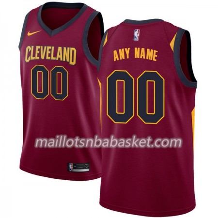 Maillot Homme Cleveland Cavaliers Personnalisable Nike 2017-18 Rouge Swingman